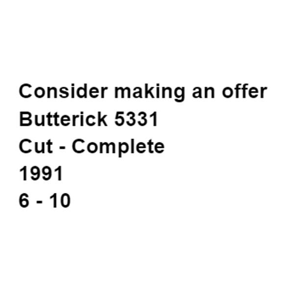 Butterick 5331 Pattern Top Skirt Pants Miss 6 - 10 Office Date Travel Vacation - Picture 3 of 6